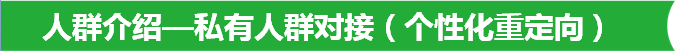 人群介紹—私有人群對接（個性化重定向）