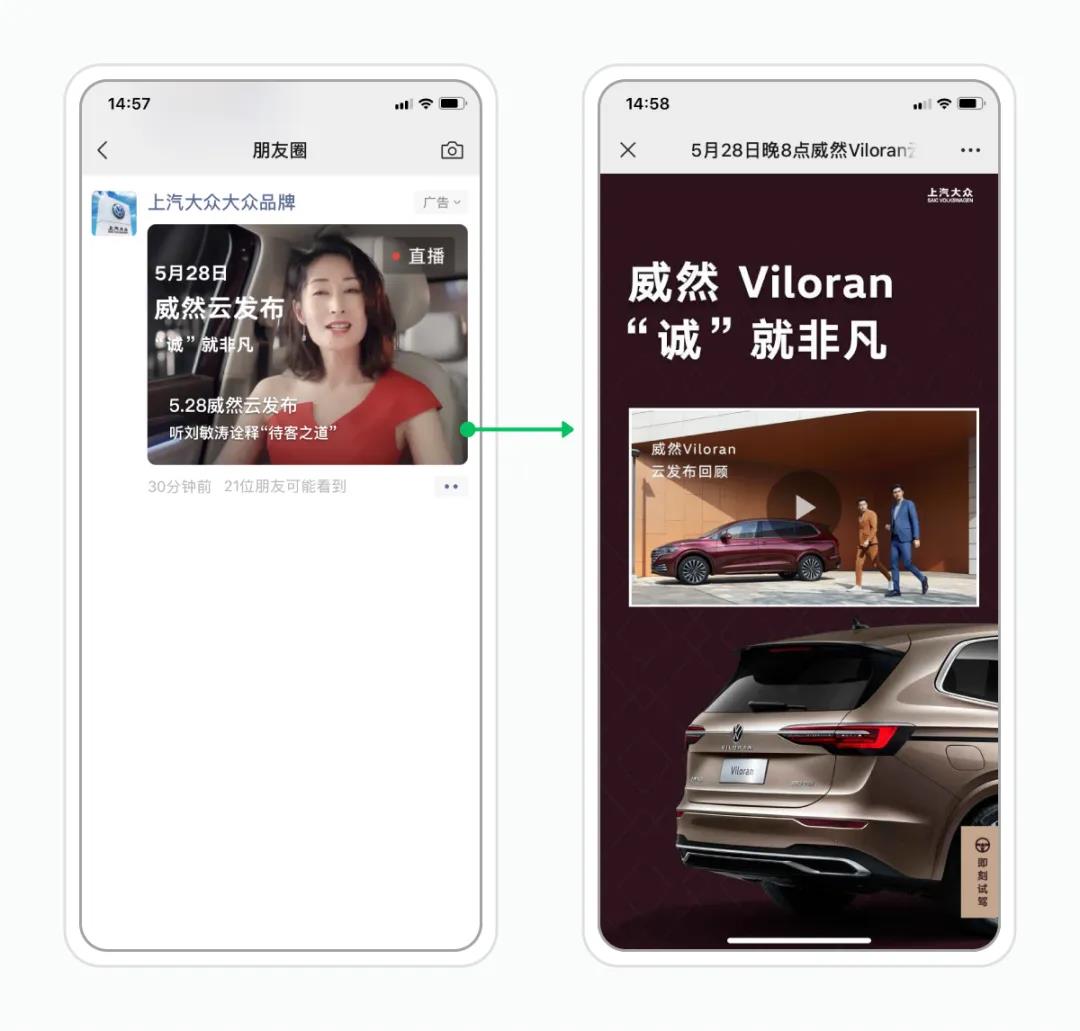 微信朋友圈廣告限時推廣投放模式正是為這種訴求設計的。在4-6小時的時間段內，集中火力形成短時大曝光，強勢吸睛霸屏微信朋友圈