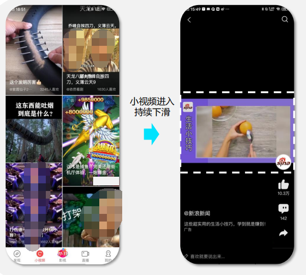 視頻-沉浸式列表頁