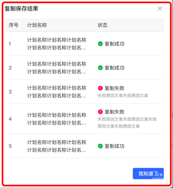 小紅書廣告復制保存結果
