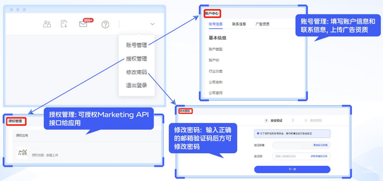 vivo廣告營銷平臺賬號管理模塊