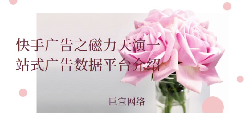 快手廣告之磁力天演一站式廣告數據平臺介紹